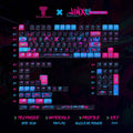 Arcane Jinx Keycaps are compatible with keyboards like MAD60HE, ACE60, and Wooting 60HE.