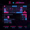 Arcane Jinx Keycaps are compatible with keyboards like MAD60HE, ACE60, and Wooting 60HE.