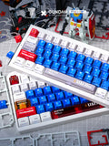 Titan Nation Gundam V2 Keycaps Nuclear Side-Transparent PBT