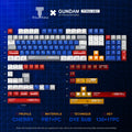 Titan Nation Gundam V2 Keycaps Nuclear Side-Transparent PBT