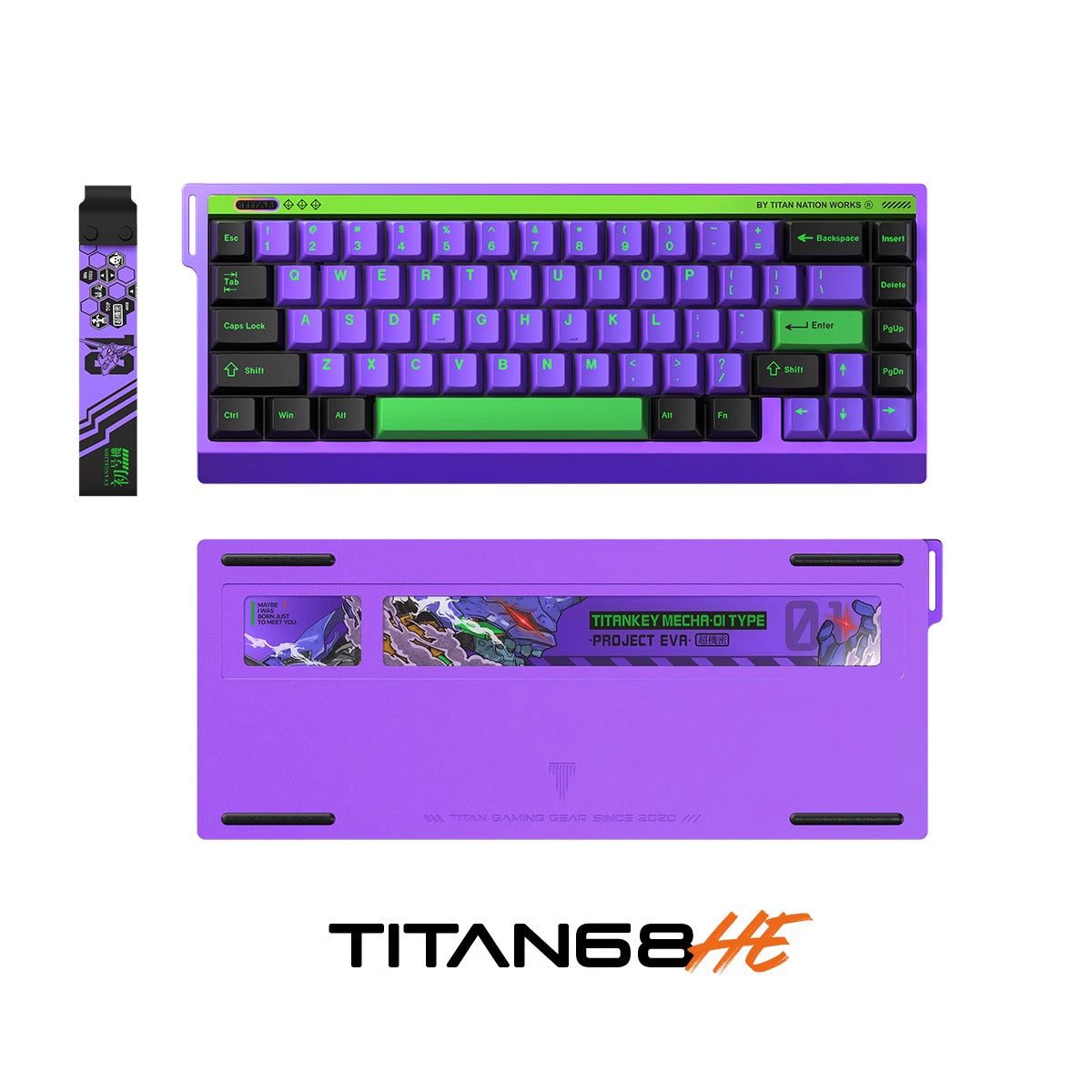TITAN68HE Magnetic Switch Keyboard - Titan Nation