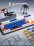 Titan Nation Gundam V2 Keycaps Nuclear Side-Transparent PBT