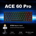 MCHOSE ACE 60 PRO layout is similar to Wooting60HE and MAD60HE, supports quick triggering