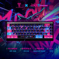 Arcane Jinx Keycaps are compatible with keyboards like MAD60HE, ACE60, and Wooting 60HE.