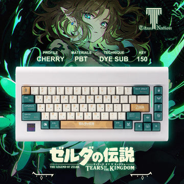 Zelda PBT Keycaps Set mechanical keyboards layout Compatible with Wooting 60HE