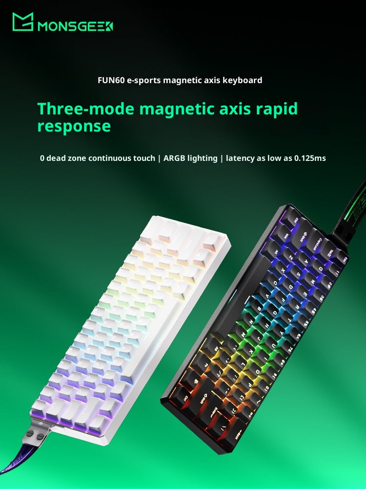 MonsGeek FUN60 Ultra – Aluminum Magnetic Switch Keyboard RT0.01