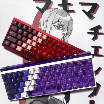 Ice Crystal Gradient Transparent Keycaps – PC Keycaps for Wooting & ACE68 - Titan Nation