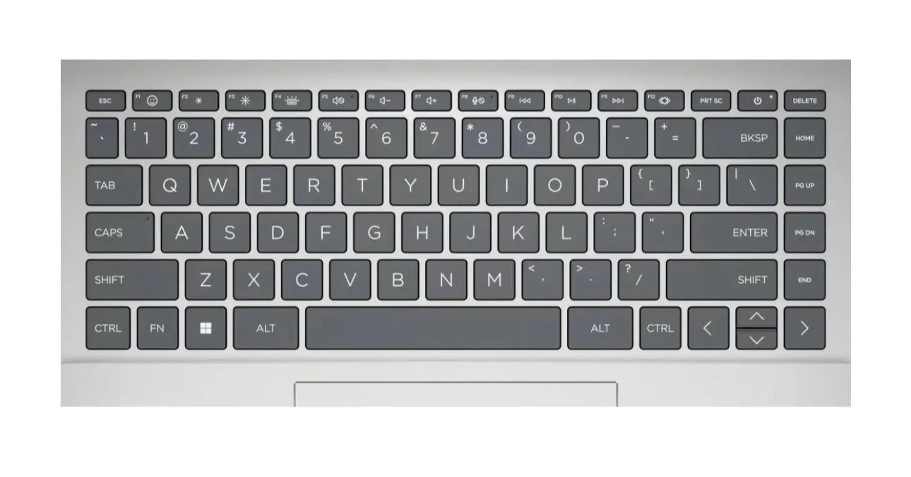 Laptop Computer Keyboard Layout