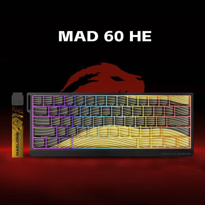 MADLIONS MAD60HE/MAD68HE Magnetic Game machinery Keyboard is similar to the wooting60he keyboard layout