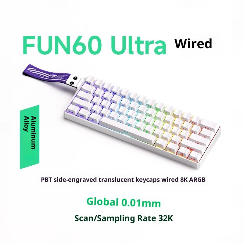 MonsGeek FUN60 Ultra SP メカニカルキーボードWhite Monsgeek FUN60 Ultra TMR/HE Magnetic Keyboord | AKKO EU