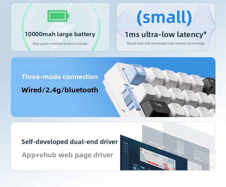 VGN V98 Pro V3 Wireless Gasket Mechanical Keyboard - Titan Nation