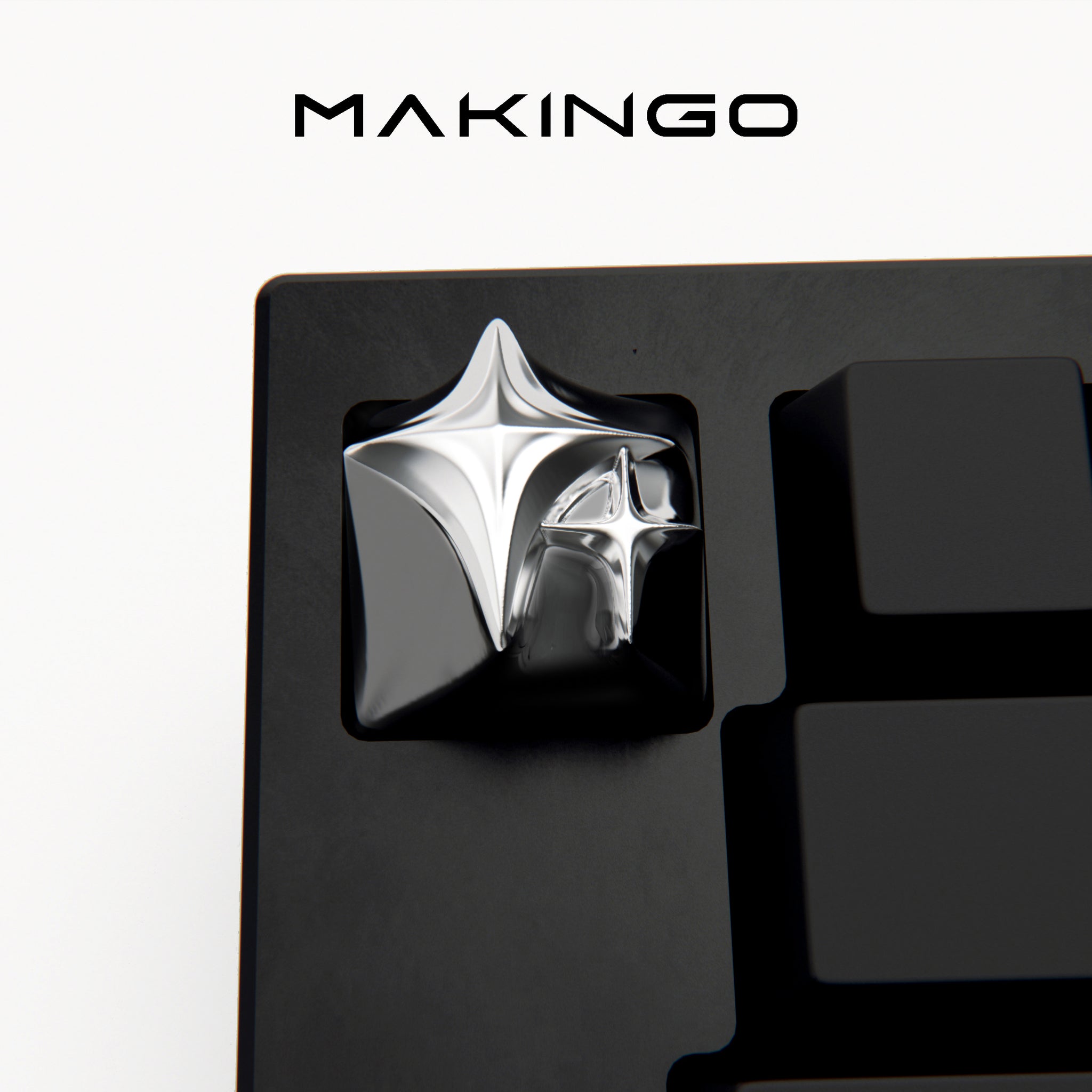 Makingo Cosmic Era Metal Star Keycap – Custom Single ESC Key - Titan Nation