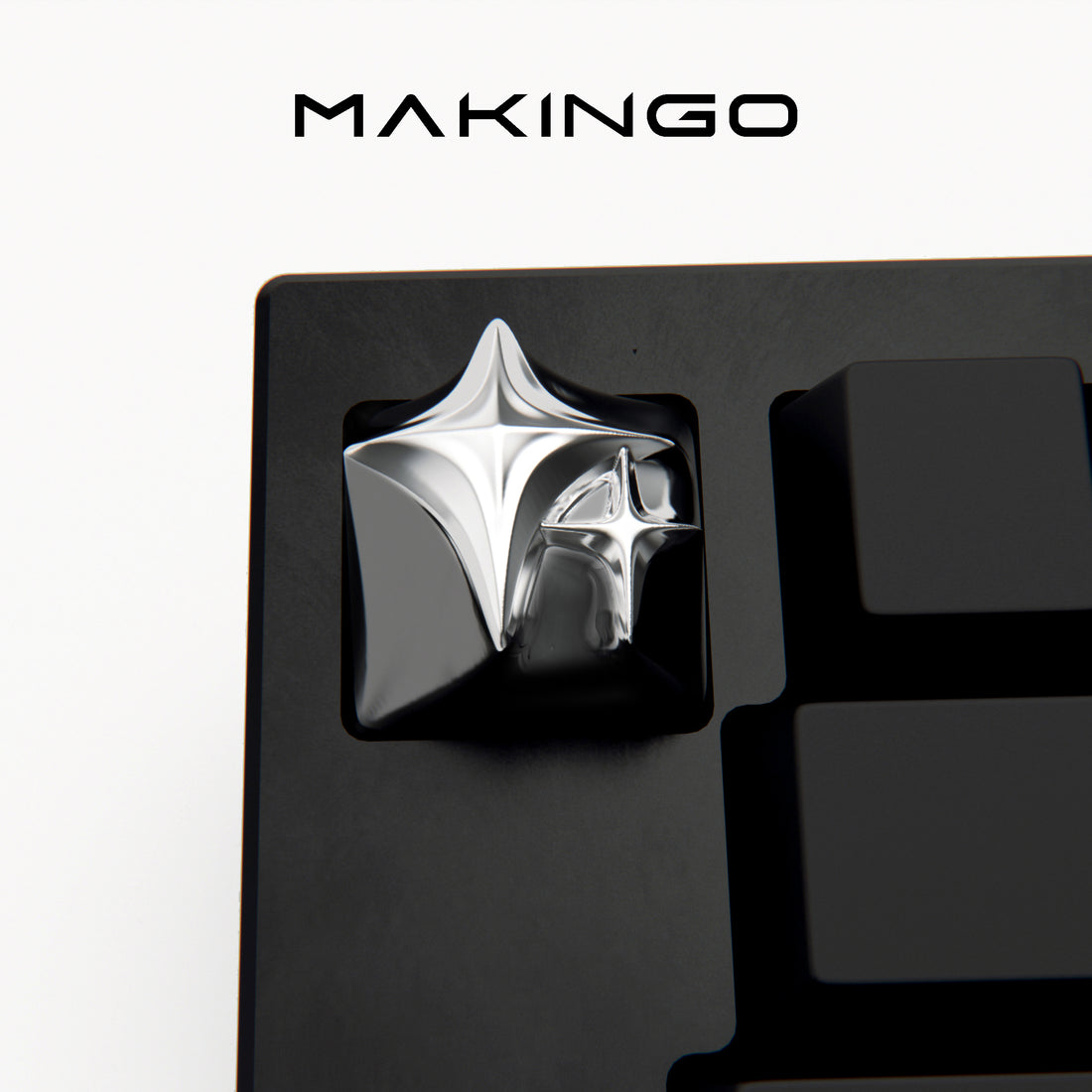 Makingo Cosmic Era Metal Star Keycap – Custom Single ESC Key - Titan Nation
