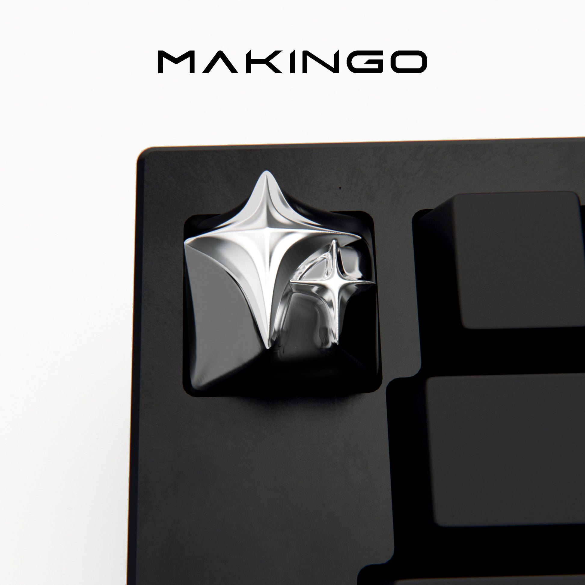 Makingo Cosmic Era Metal Star Keycap – Custom Single ESC Key - Titan Nation