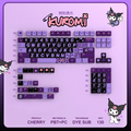 Kuromi Keycap Set keyboards layout compatible with Wooting 80HE