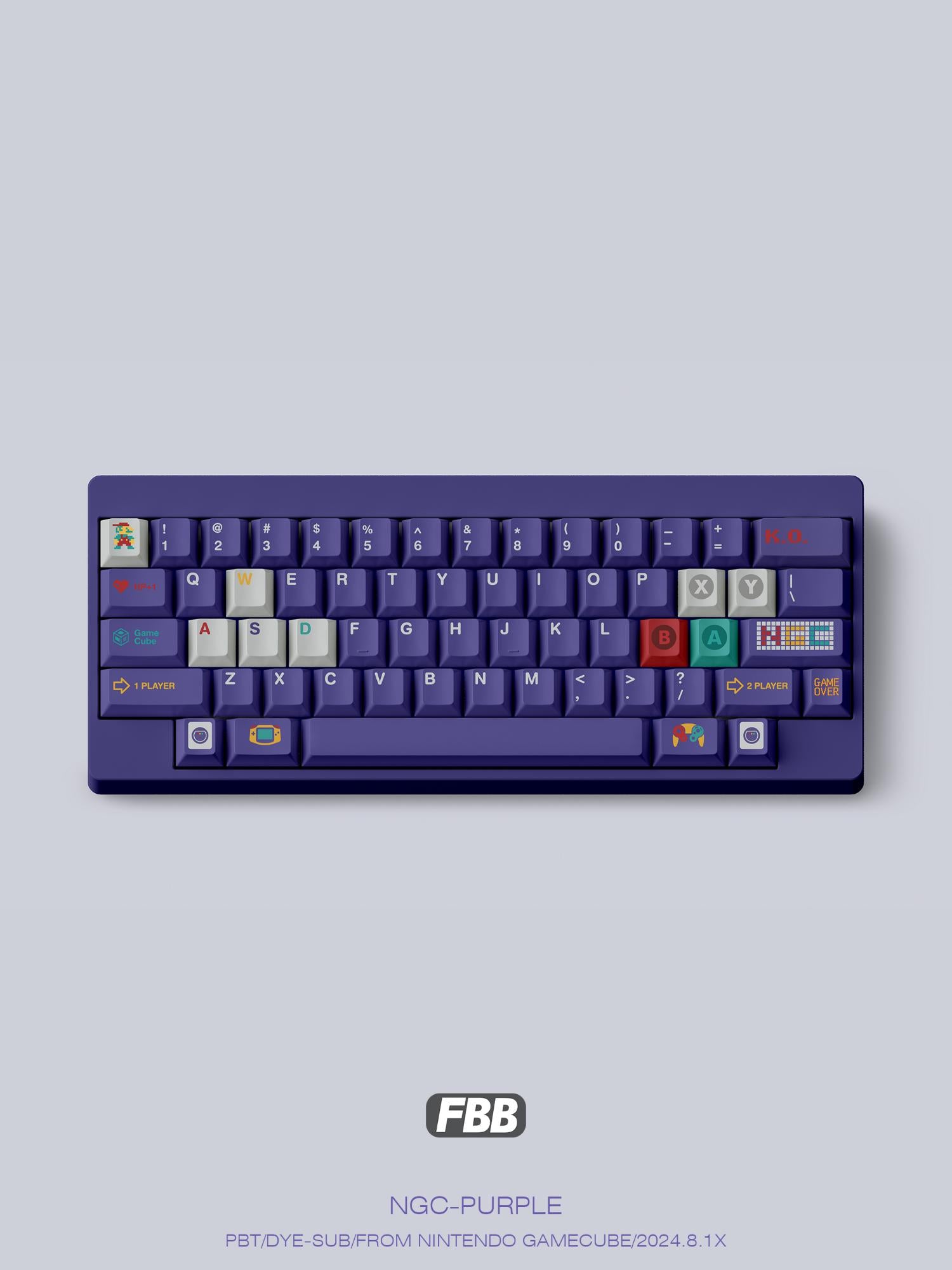 FBB Original SFC 1990 Keycaps – Custom PBT Dye-Sub Set for 87-Key NGC - Titan Nation