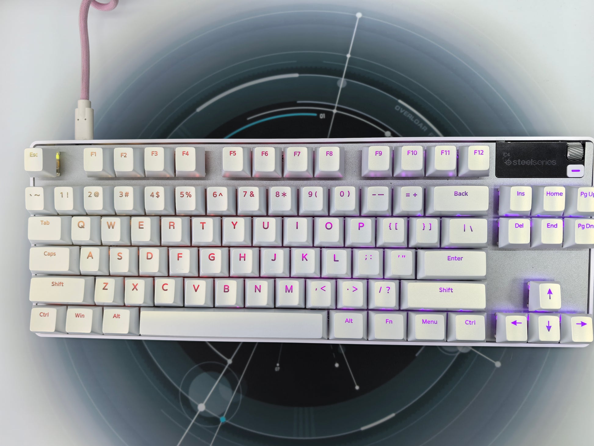 Iridescent Pearl Keycaps – Cherry Profile PBT 1.7mm for Wooting 75 - Titan Nation
