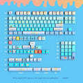 Spongebob Anime PBT Keycaps Set  mechanical keyboards layout Compatible with Keychron K3