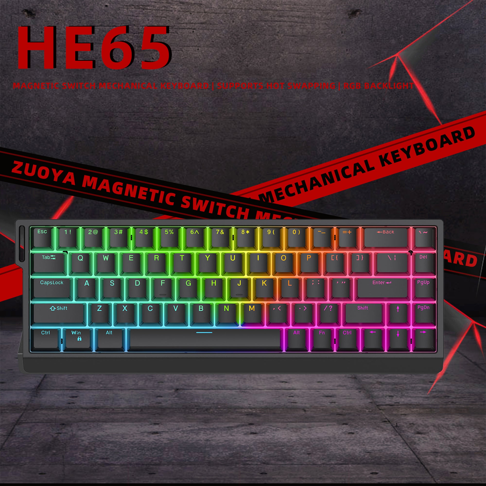 ZUOYA HE30 HE65 8K Magnetic Keyboard | Titan Nation