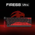 MADLIONS Fire68/fire68 Ultra Magnetic Game Keyboard is similar to the Wooting 60HE keyboard layout