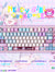 KAngel - Astral Party Wiki Keycaps Compatible with Wooting 60HE, MAD60HE, ACE60, ATK EDGE60, FUN60, WIN60, LUCKY 65, IPI65, REAL67, XTRFY K5, TITAN68, ACE68, MAD68HE, MADE68, HERO68, NANO68, FIRE68, MIG68, and ATK RS6.