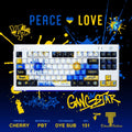 Graffiti Keycaps Set mechanical keyboards layout Compatible with Wooting 60HE