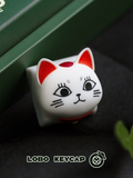 Bold Grandma Cat Cute Anime Resin Keycap – Single ESC Artisan Key - Titan Nation