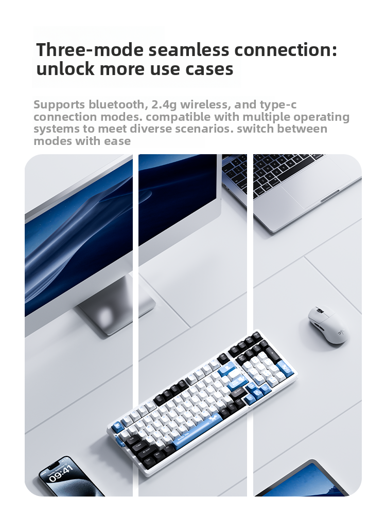 VGN V98 Pro V3 Wireless Gasket Mechanical Keyboard - Titan Nation