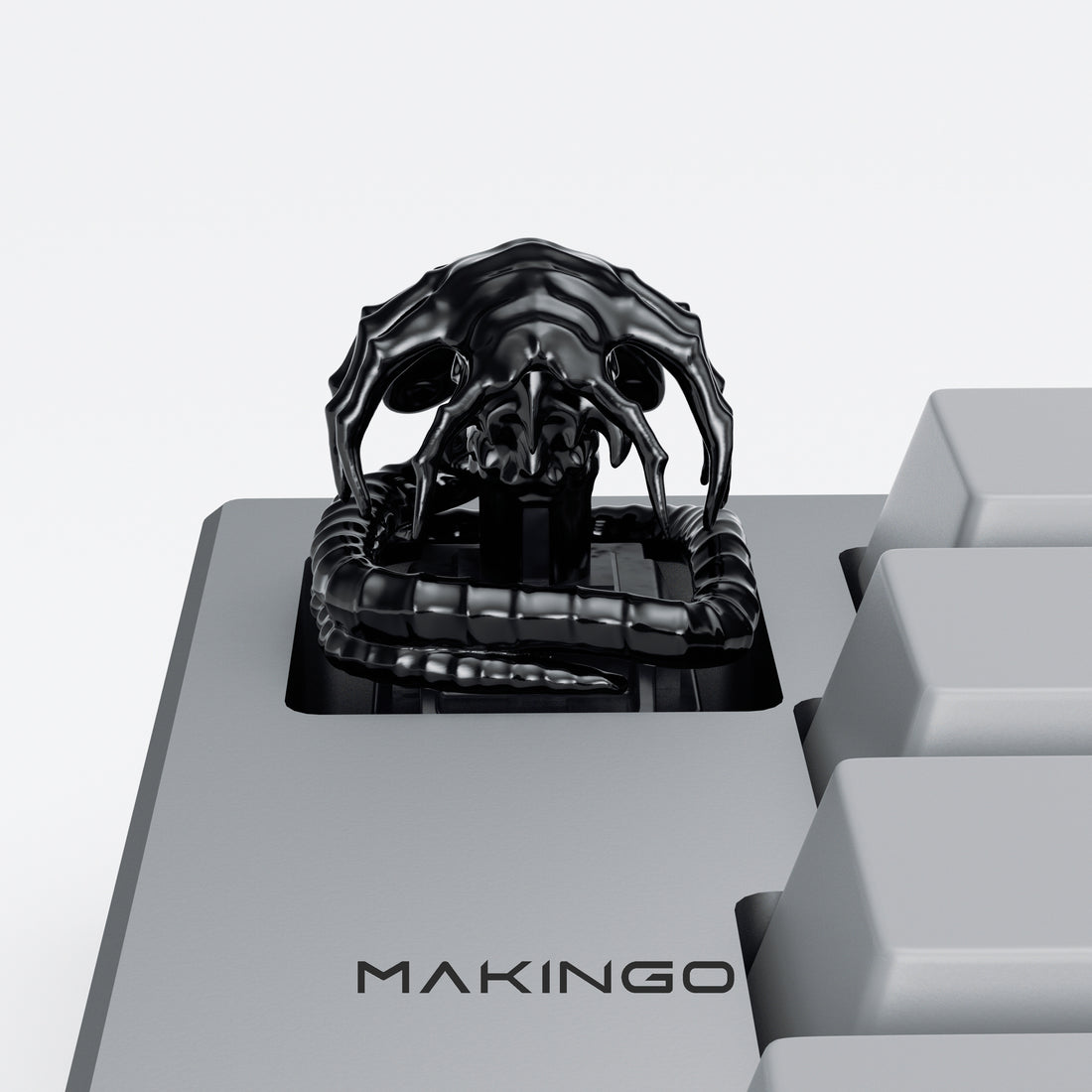 Makingo Alien Facehugger Artisan Keycap – Custom 1U Metal Design - Titan Nation