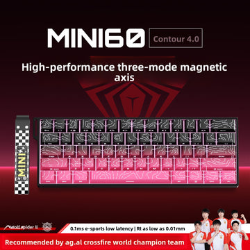 AULA MINI60HE Tri-Mode Hall Effect Keyboard