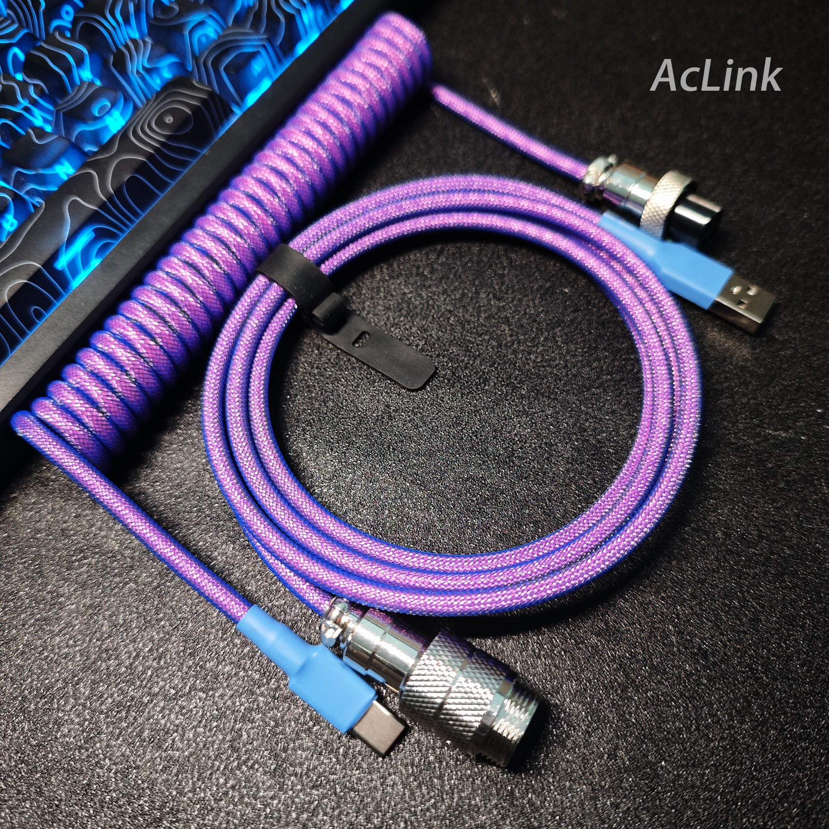 8K Return Rate Mechanical Keyboard Aviation Plug Cable Keyboard Cable Gaming Cable USB Data Cable Spring Cable Custom Cable - Titan Nation