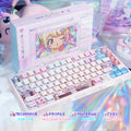 KAngel - Astral Party Wiki Keycaps Compatible with Wooting 60HE, MAD60HE, ACE60, ATK EDGE60, FUN60, WIN60, LUCKY 65, IPI65, REAL67, XTRFY K5, TITAN68, ACE68, MAD68HE, MADE68, HERO68, NANO68, FIRE68, MIG68, and ATK RS6.