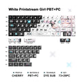 Printstream Girl Keycaps Compatible with Wooting 60HE, MAD60HE, ACE60, ATK EDGE60, FUN60, WIN60, LUCKY 65, IPI65, REAL67, XTRFY K5, TITAN68, ACE68, MAD68HE, MADE68, HERO68, NANO68, FIRE68, MIG68, and ATK RS6.