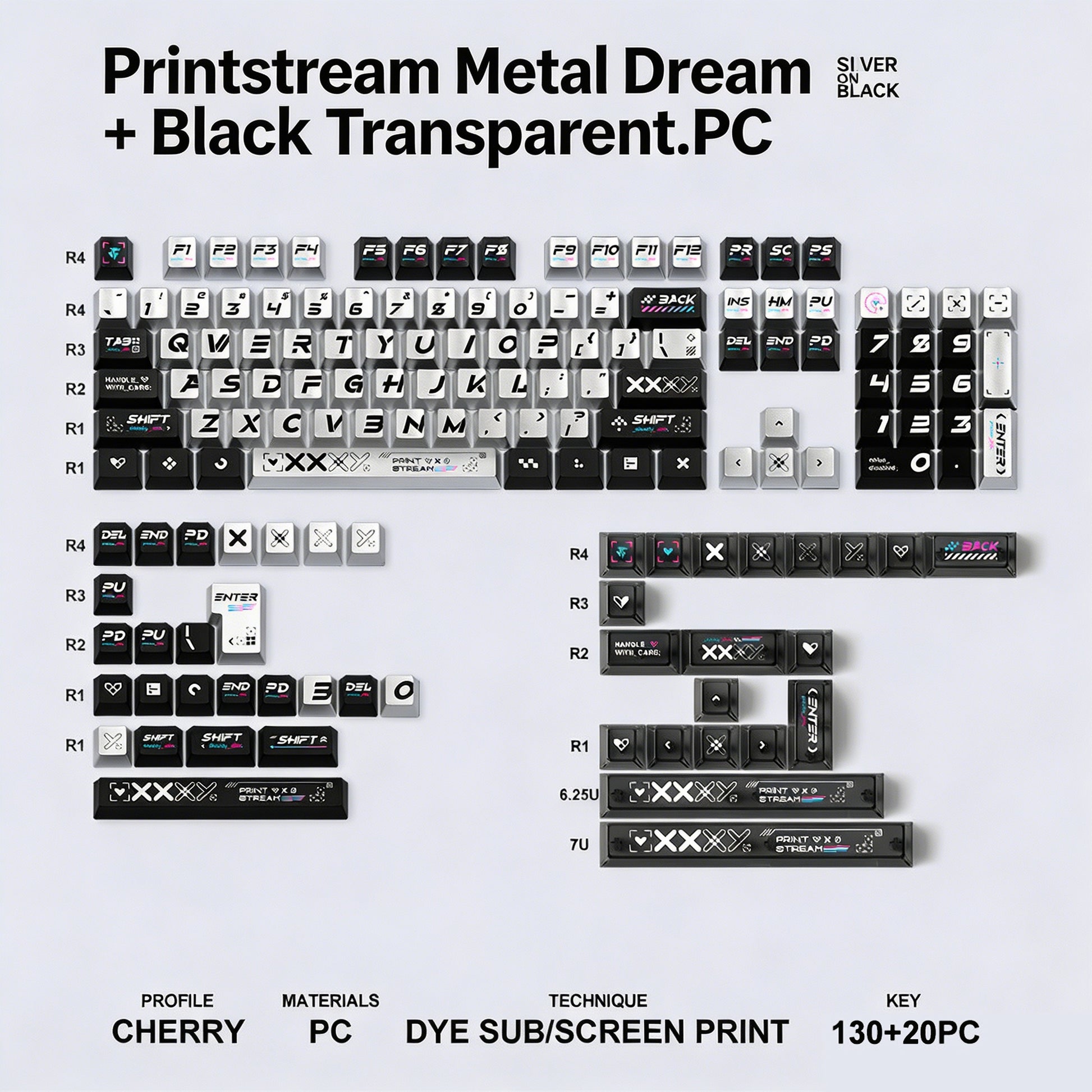 CSGO Printstream keycaps - Titan Nation