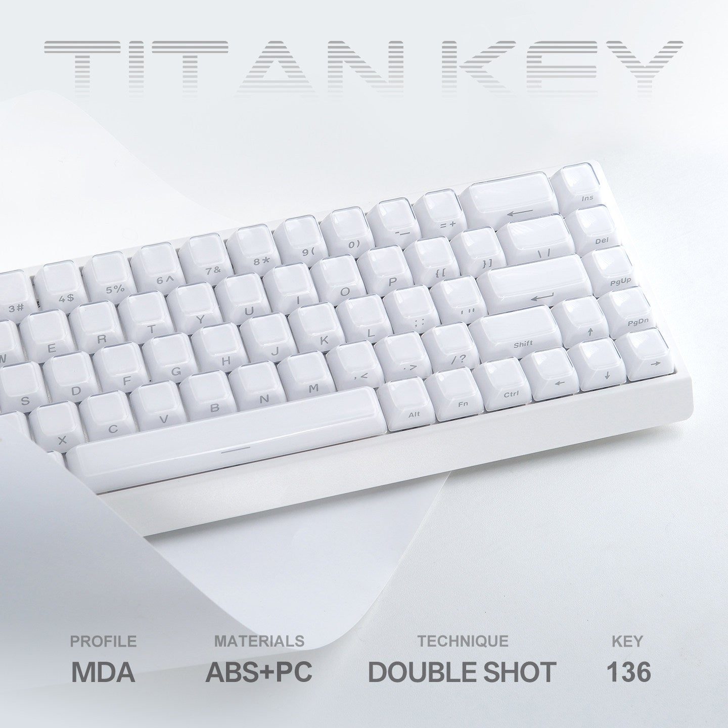 Crystal Jelly Keycaps - Titan Nation