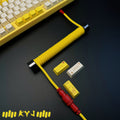 Custom Coiled Type-C Aviator Cable for Mechanical Keyboards – 8K Magnetic Switch Data Cable - Titan Nation