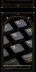 NORIIY Solar System Keycaps – Original PBT+PC Shine-Through Cherry Set - Titan Nation
