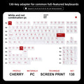 Titan Nation Frosted Matte Dual-Tone Keycaps – PC Translucent Set - Titan Nation