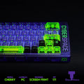 EVA-01 Anime Custom Keycaps set mechanical keyboards layout Compatible with Wooting two HE