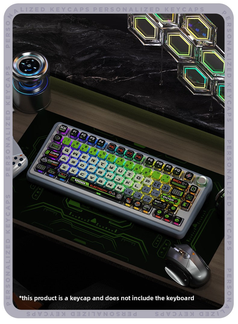 Original Theme Translucent ASA Keycaps Custom Cute PBT+PC Sublimation - Titan Nation