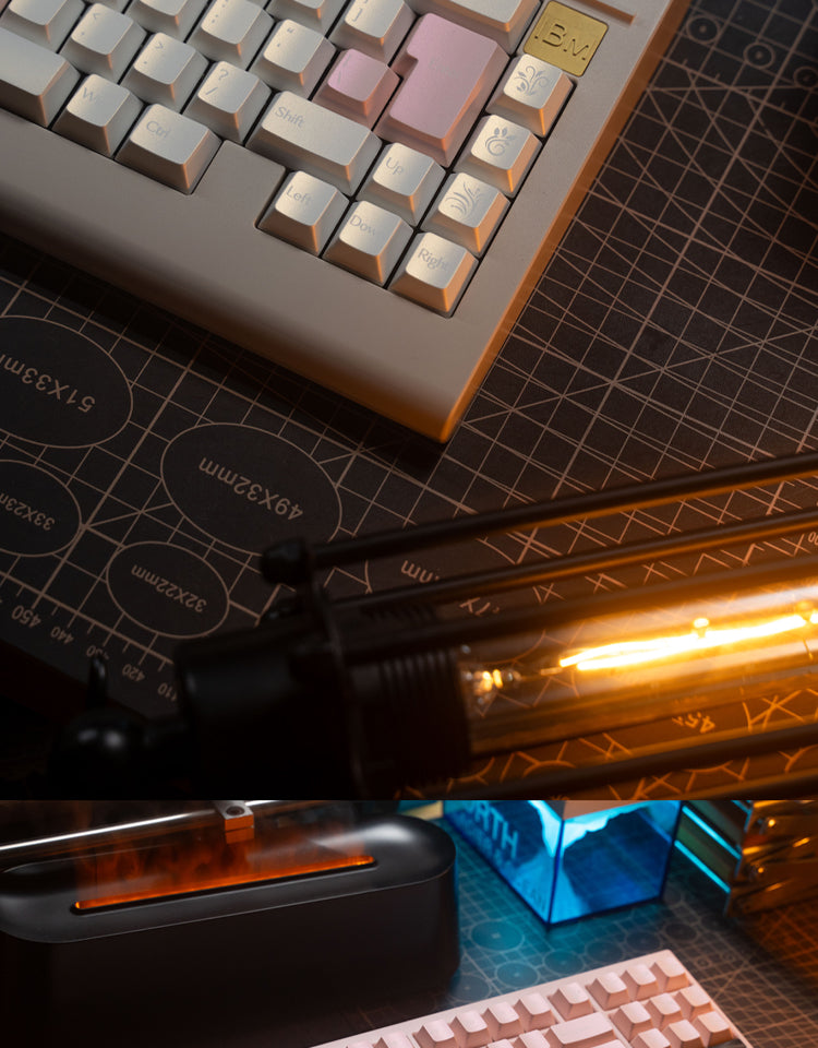 Iridescent Pearl Keycaps – Cherry Profile PBT 1.7mm for Wooting 75 - Titan Nation