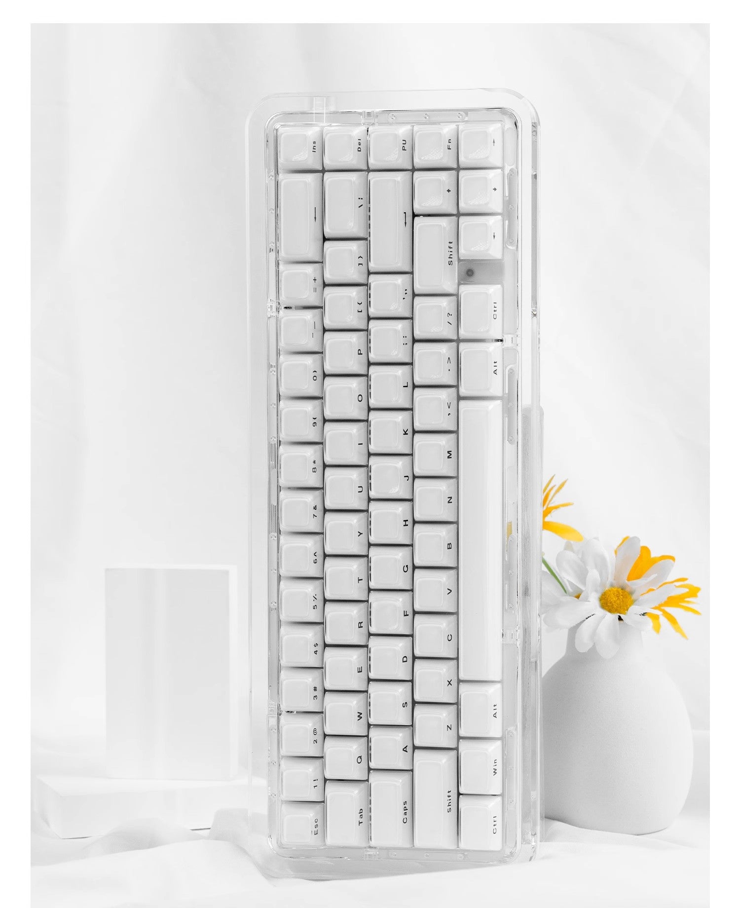 Crystal Jelly Side-Engraved Heart Keycaps – OEM Profile for Wooting - Titan Nation