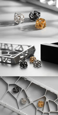 Makingo Hollow Black Gold Artisan Keycap – Original Metal ESC Key - Titan Nation