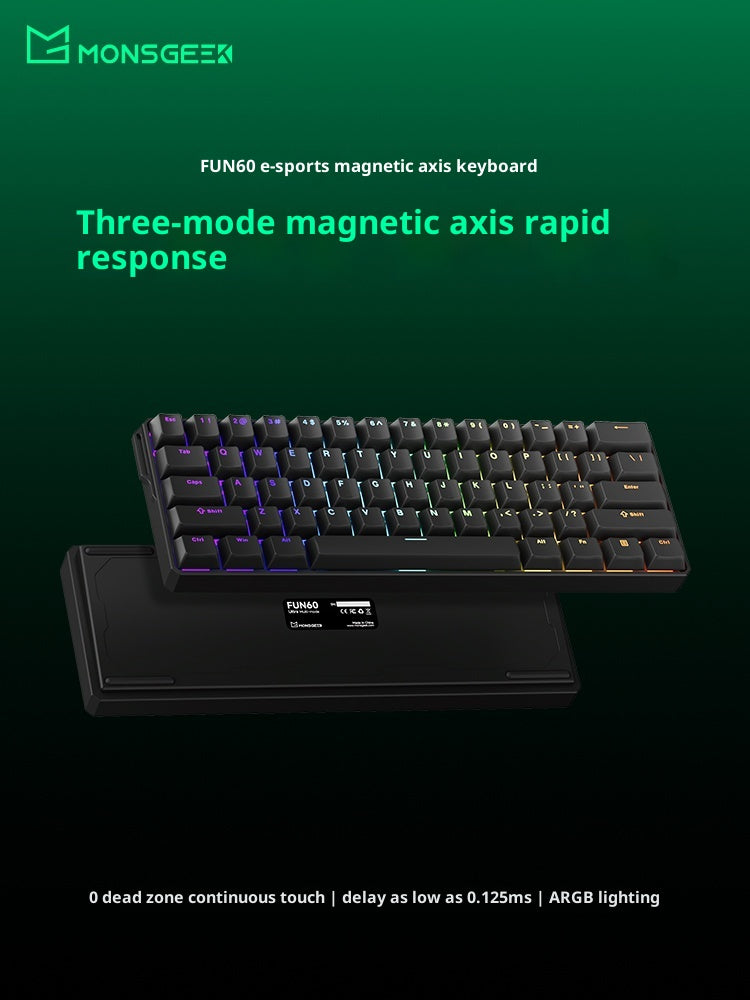 MonsGeek FUN60 Ultra – Aluminum Magnetic Switch Keyboard RT0.01