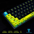 Custom Cyberpunk Keycaps Set mechanical keyboards layout Compatible with NuPhy Air75