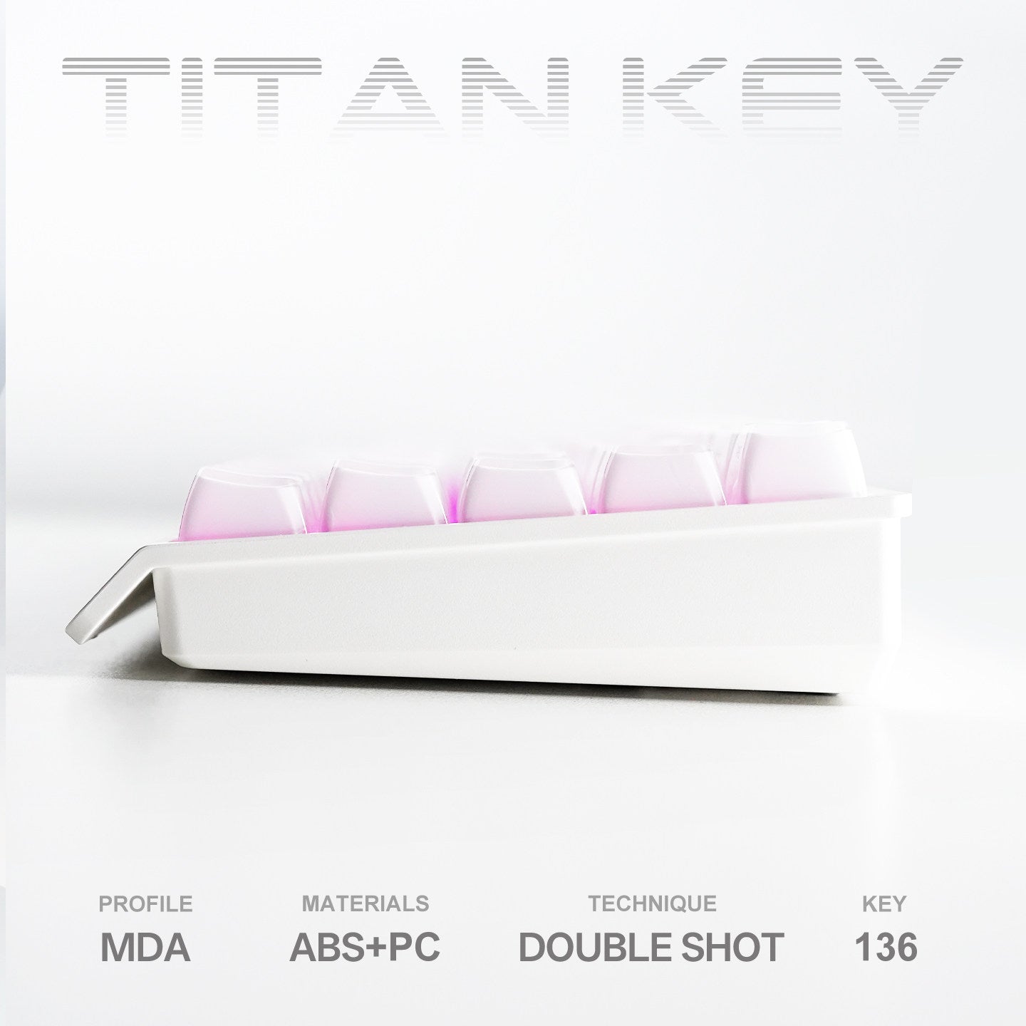 Crystal Jelly Keycaps - Titan Nation