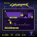 Custom Cyberpunk Keycaps Set mechanical keyboards layout Compatible with NuPhy Air75