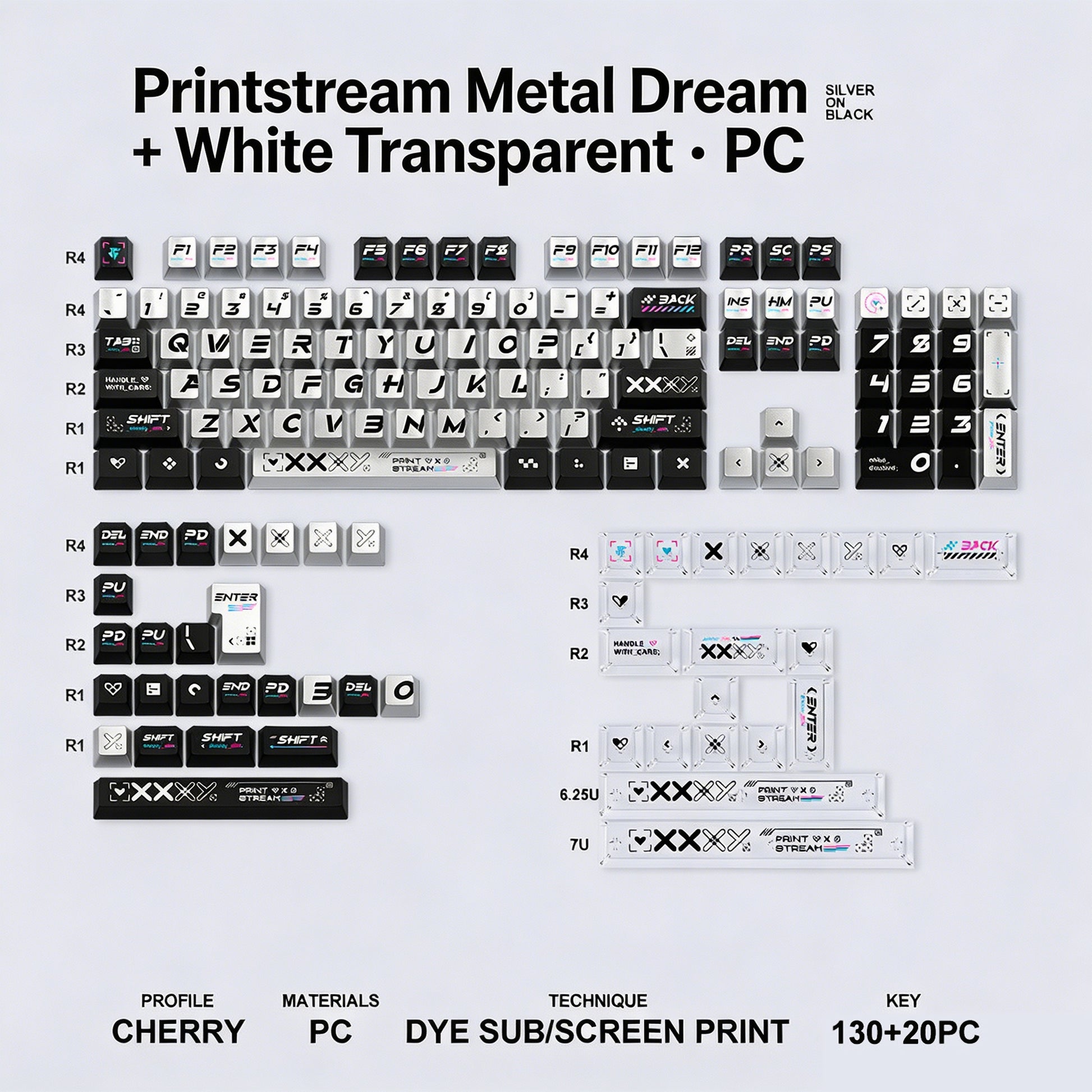 CSGO Printstream keycaps - Titan Nation