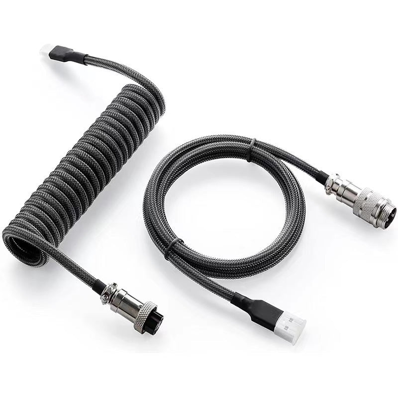 8K Return Rate Mechanical Keyboard Aviation Plug Cable Keyboard Cable Gaming Cable USB Data Cable Spring Cable Custom Cable - Titan Nation