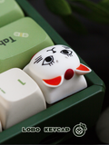Bold Grandma Cat Cute Anime Resin Keycap – Single ESC Artisan Key - Titan Nation